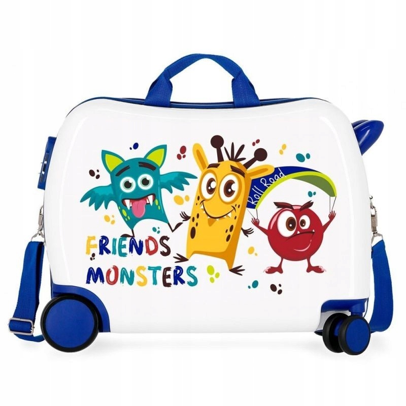 Dětský kufřík na kolečkách Little Me Friends Maxi Abs, 34 l (JB-4749862)