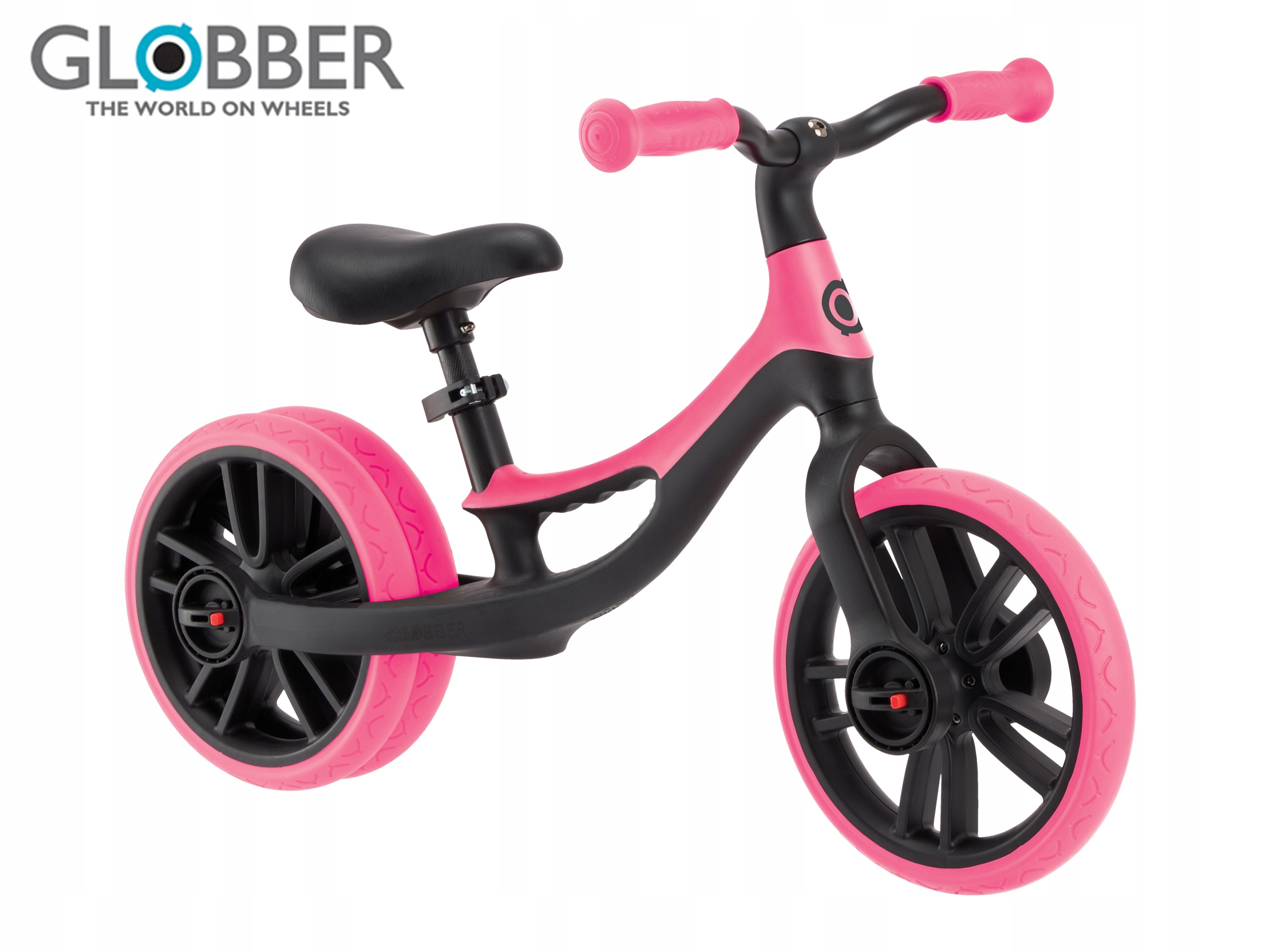 Levně Globber Odrážedlo dětské Go Bike Elite Duo Fuchsia Pink