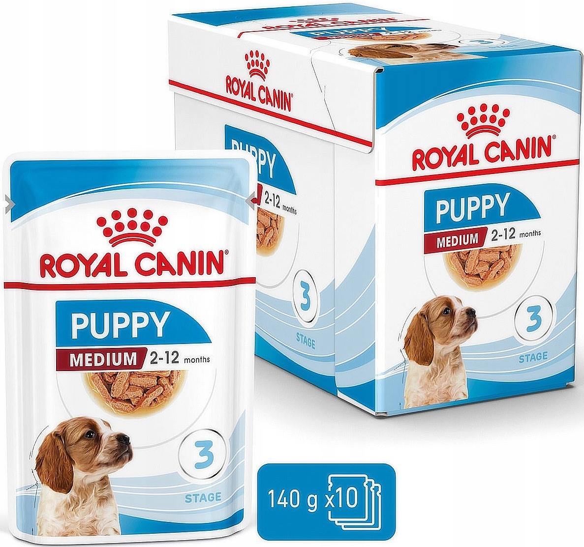 Levně Royal Canin Medium Puppy 12 x 140 g