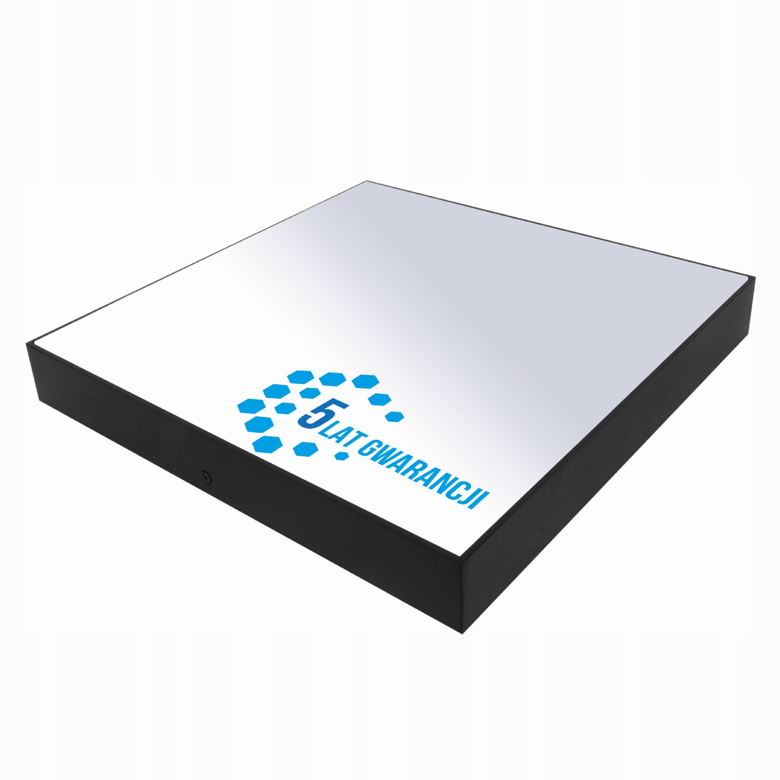 Lampa Panel Nástenná 30x30 Led 24W Trieda IP44 Čierna Farba Variabilná Cct