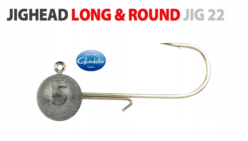 Spro Główka jigowa Long & Round #1 2.0g 3.3cm 4szt