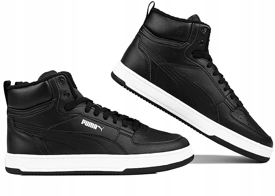 Pánské boty Puma Caven 2.0 Mid Sportovní Černé Pohodlné Tenisky vel