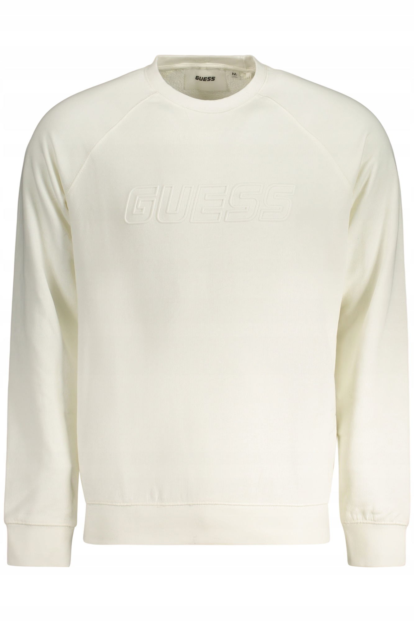 Guess Jeans Z4YQ16KAIJ1 Pánská mikina bílá 2XL