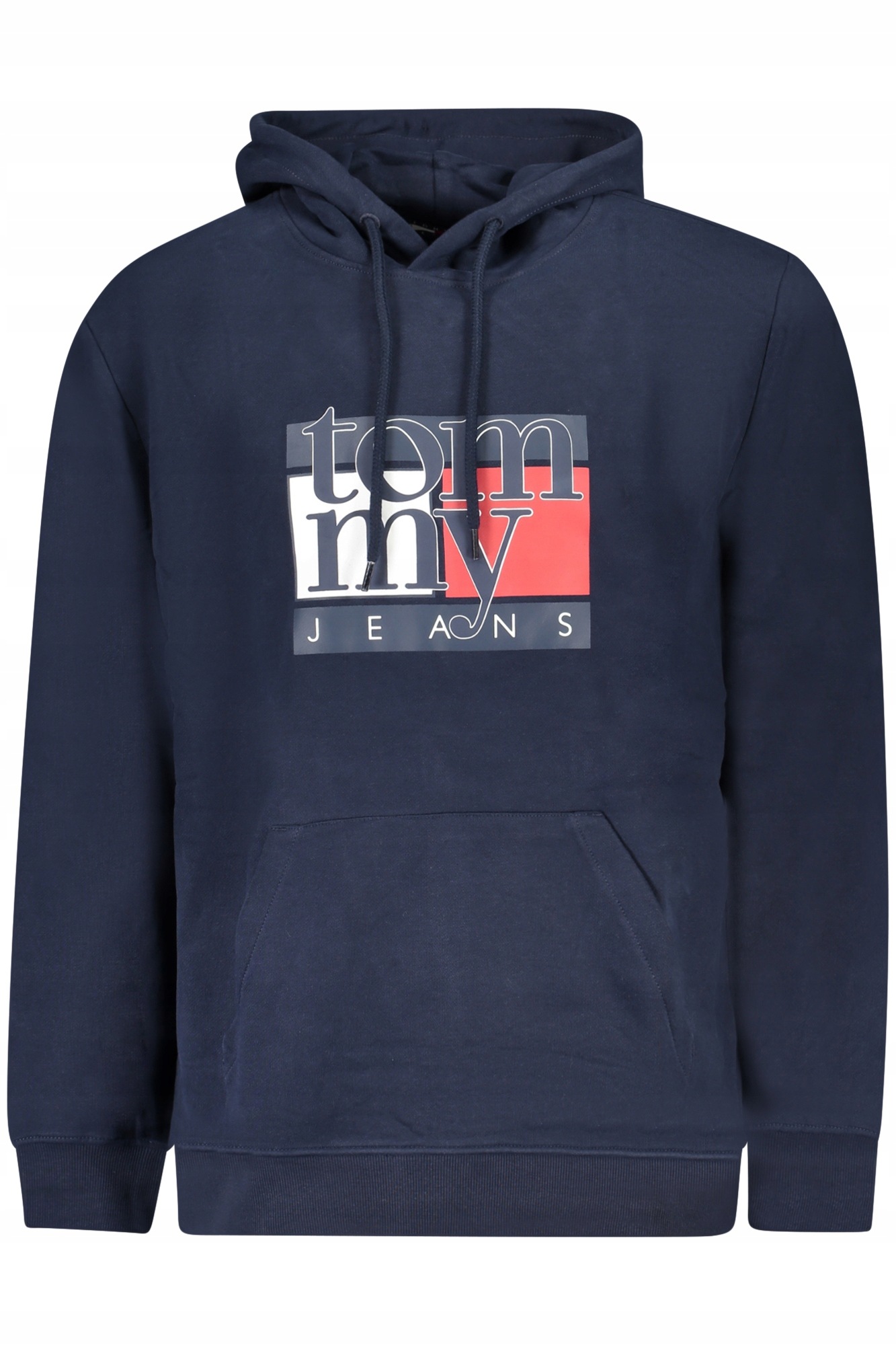 Tommy Jeans DM0DM22092 Pánská mikina s kapucí navy M