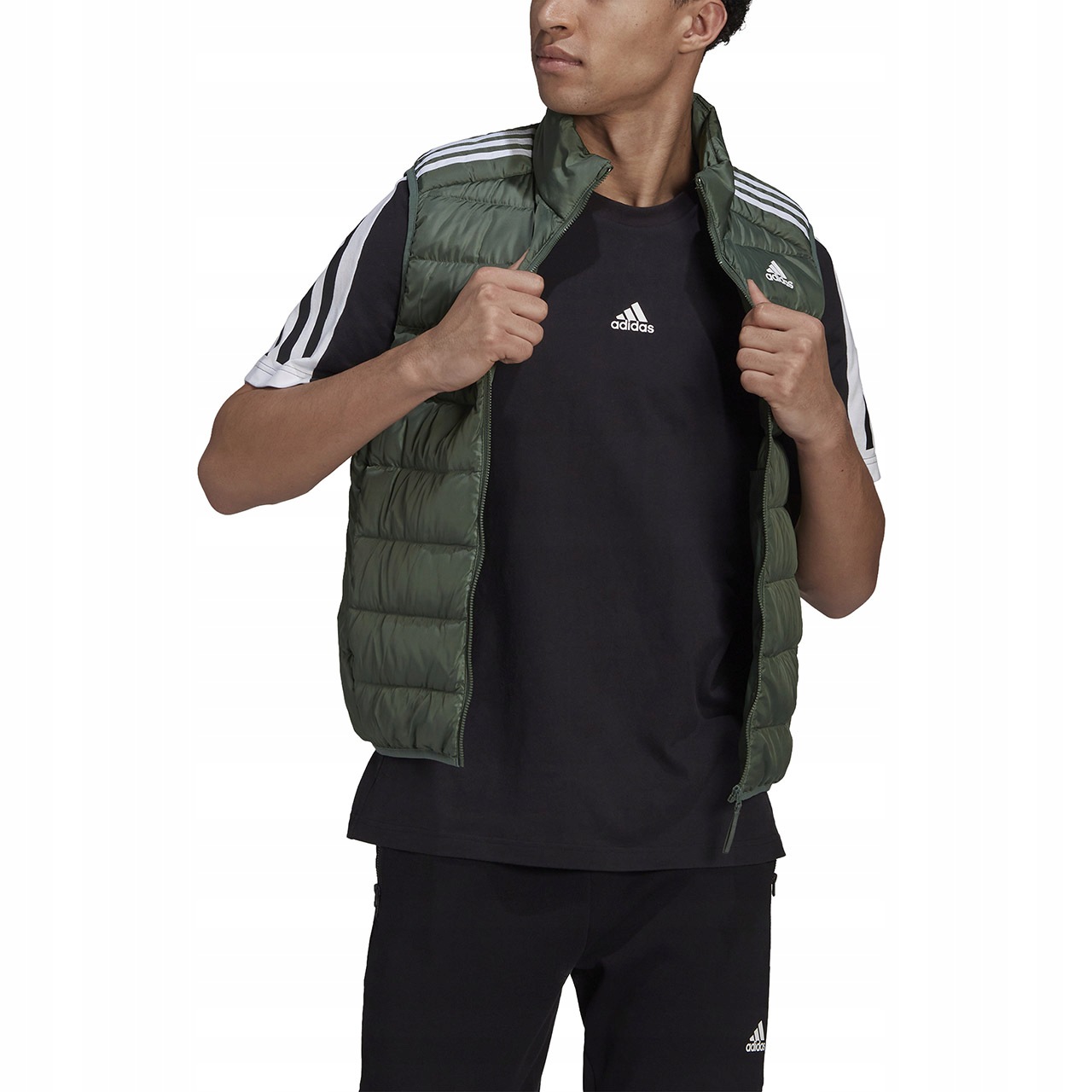 Pánská vesta adidas Péřová Down Vest Zateplená Zimní Sportovní vel M