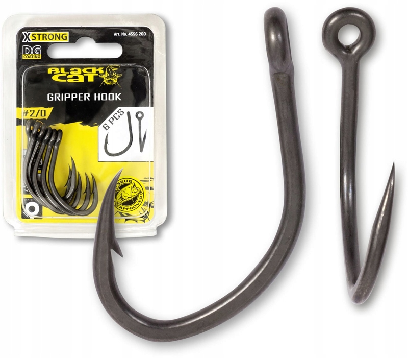 Haczyk Black Cat Gripper Dg, #3/0 (6szt)