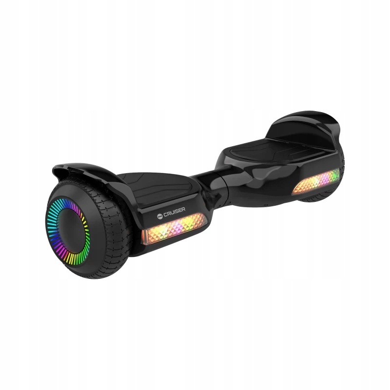 Rebel ZAB0016 Hoverboard Led Rgb, 100 kg, 2 x 120 W, černý