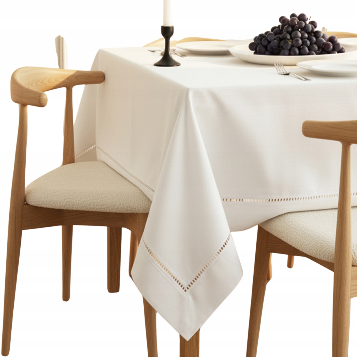 Ubrus Na Stůl Do Domu Voděodolný Skvrnitý Classy 140x280 Bílý