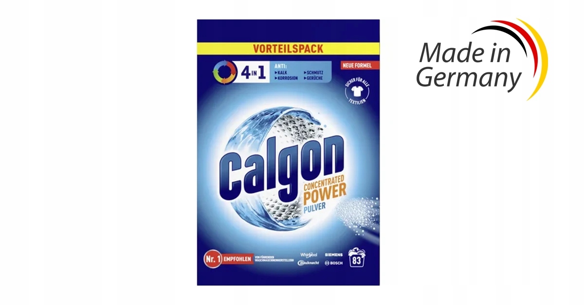 Levně Calgon 4v1 prášek, změkčovač vody 2 fáze, 2075 g