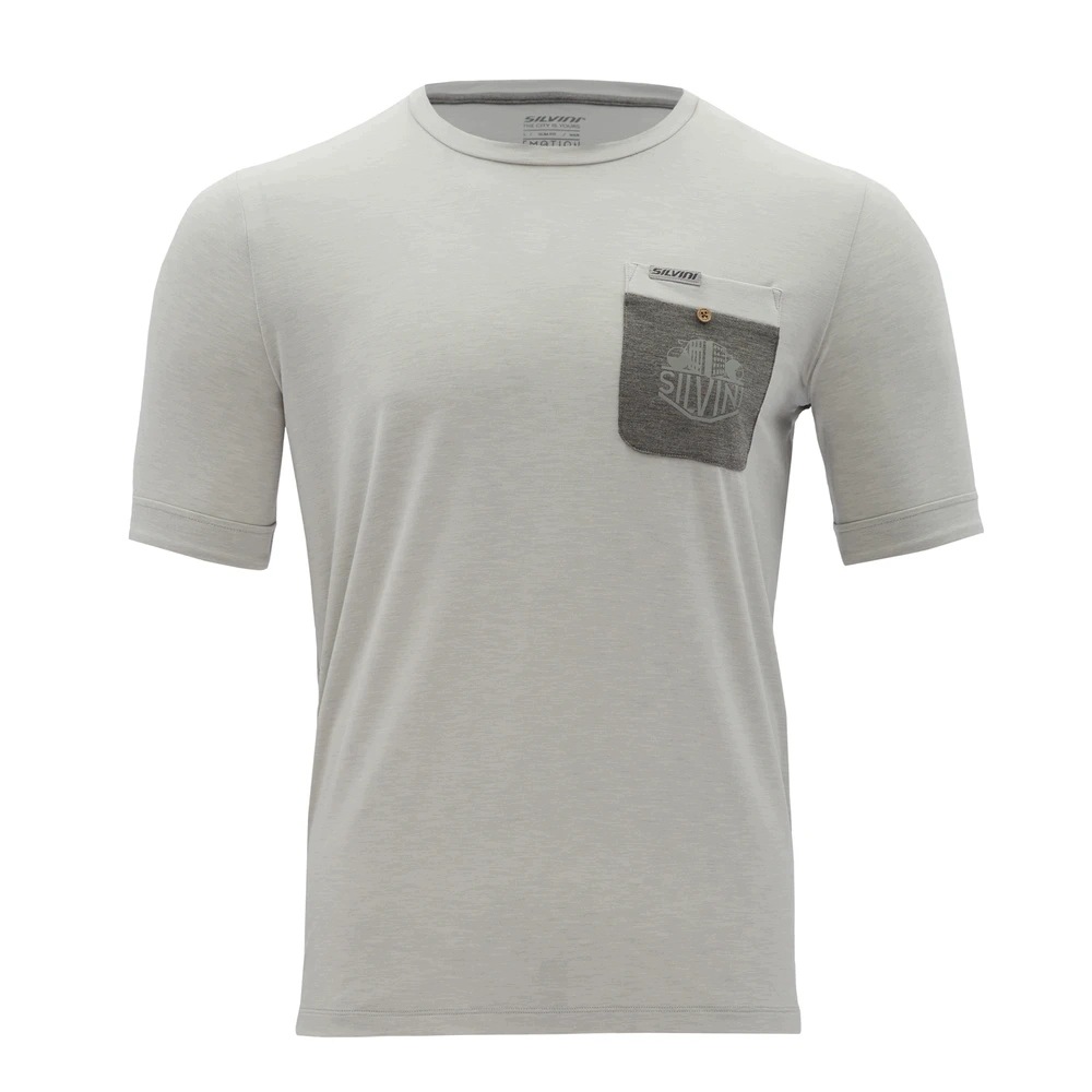 Silvini pánské tričko MD2258 Calvisio cloud-grey vel. S
