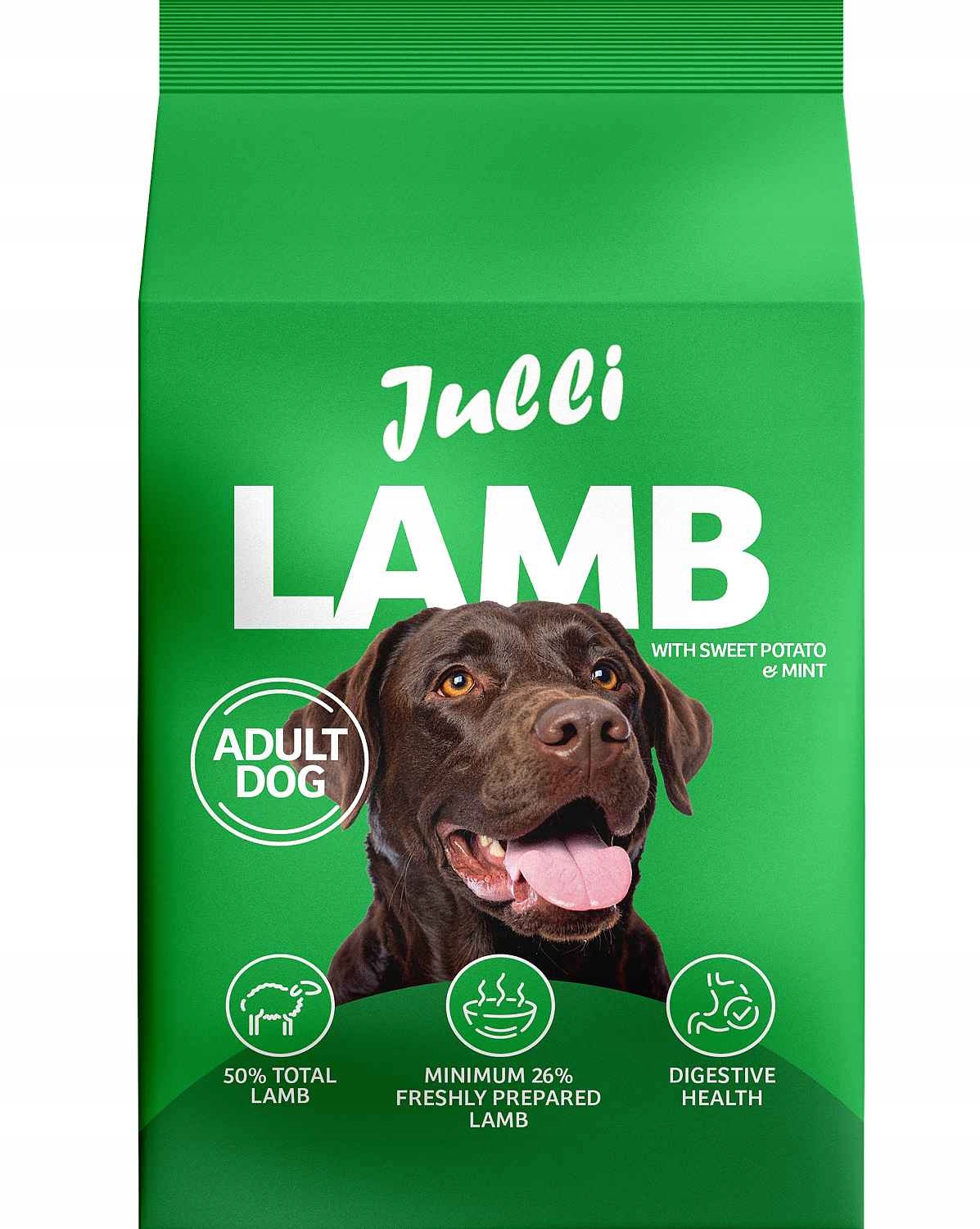 Levně Julli Dog Grain Free Adult rich in fresh Lamb & Potato 12kg