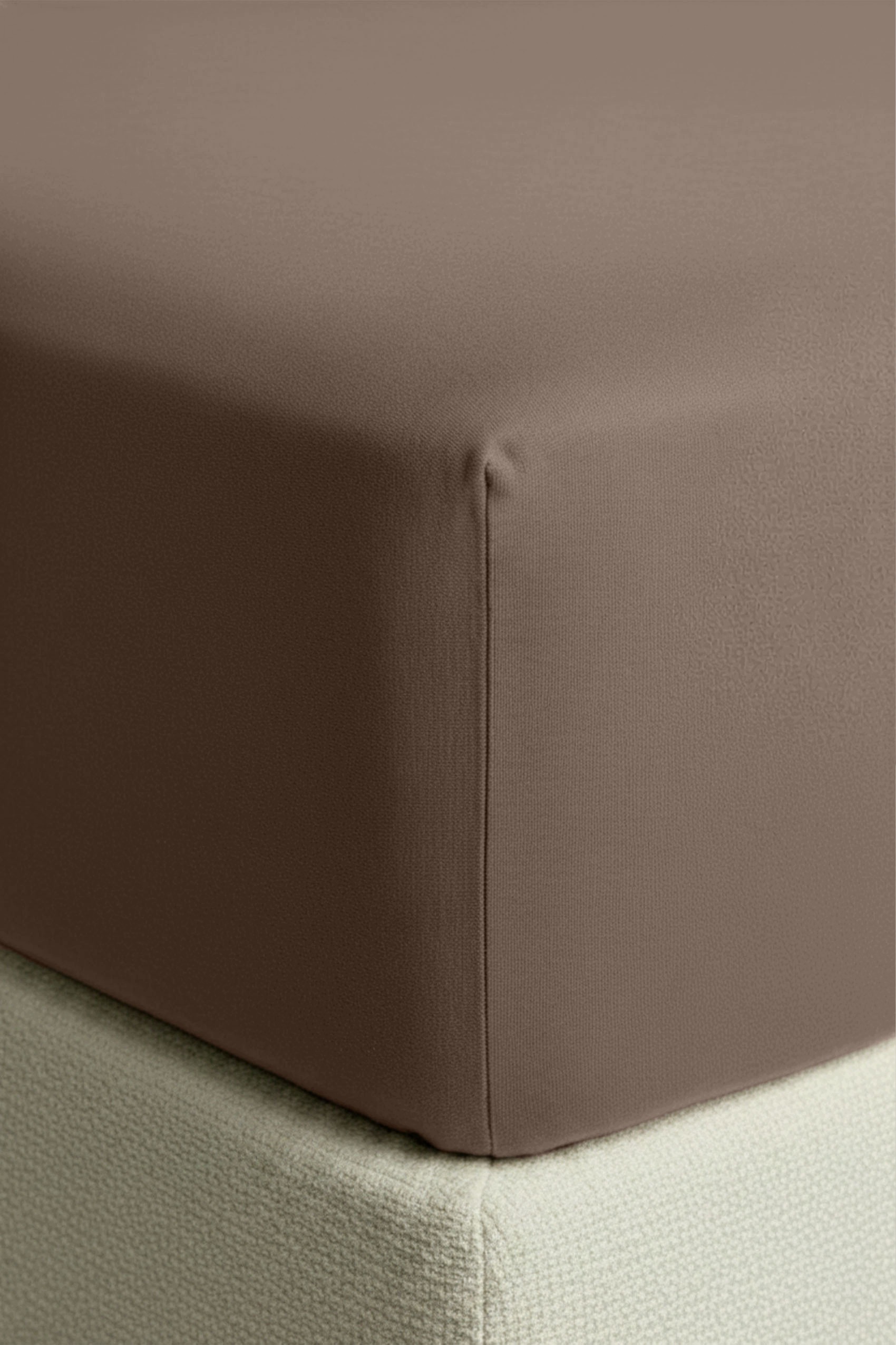 Prostěradlo Jersey 100% Bavlna 180GSM 200x200x30 C. Béžová