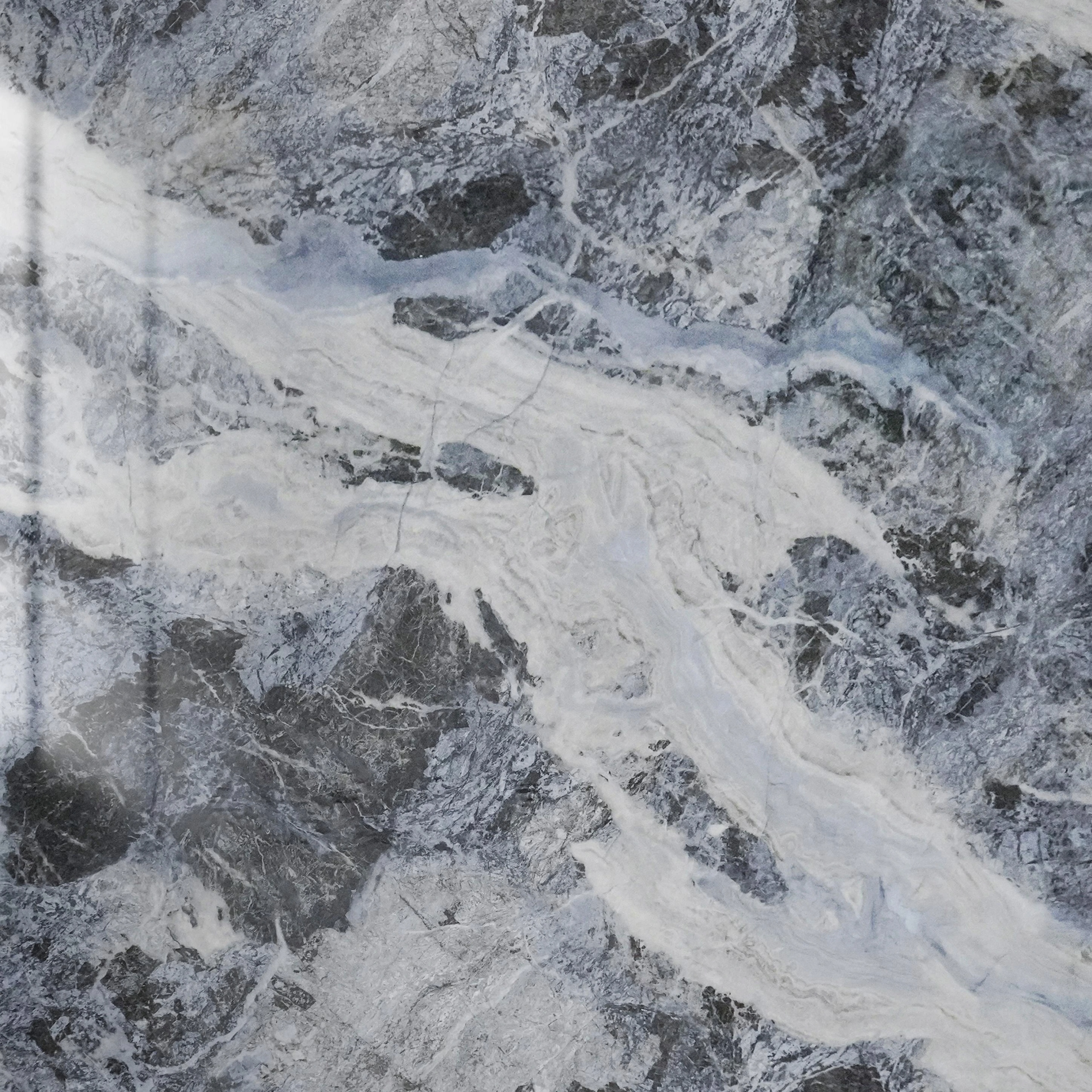 Hcs deco Samolepicí mramorový panel XXL – Modrý Ocean Blue efekt 120 × 280