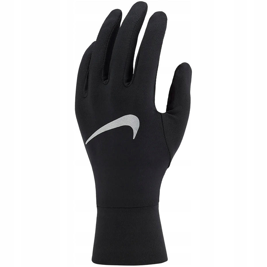 Rukavice na běhání Nike Sportovní Termické Na Studené Dny Černé Vel.L