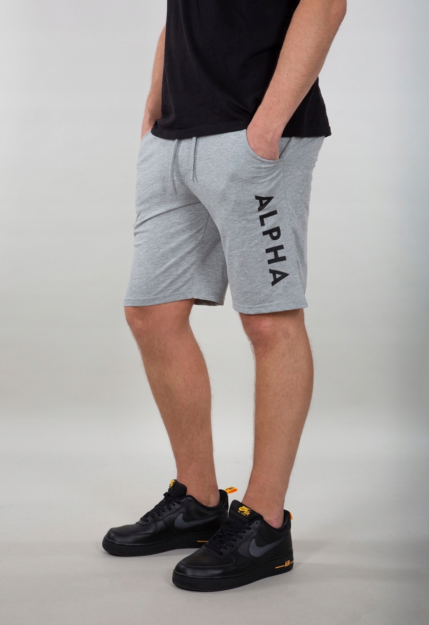 kraťasy Alpha Jersey Short grey heather velikost S S