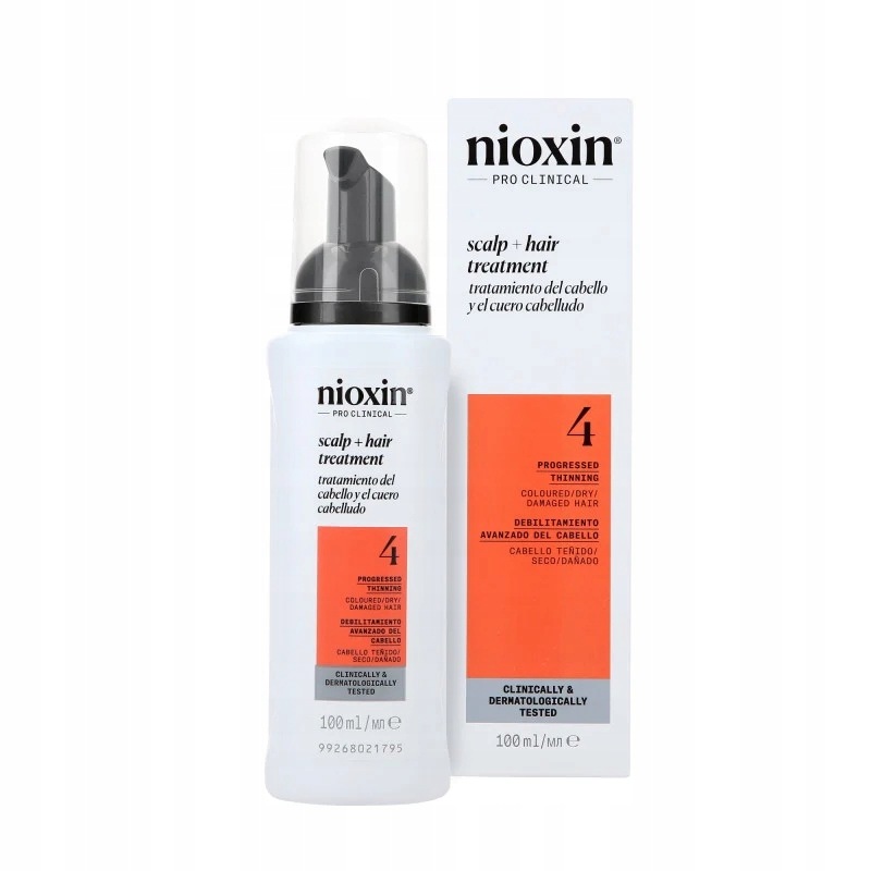 Nioxin Pro Clinical Scalp Treatment 4 vlasová kúra 100 ml