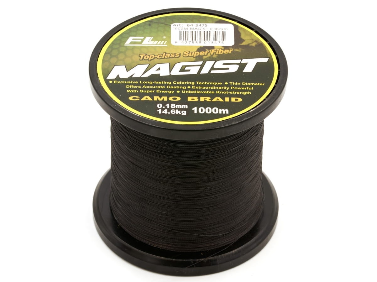 Plecionka Fl Magisty Black 0,16Mm 11,2Kg 1000M Czarna