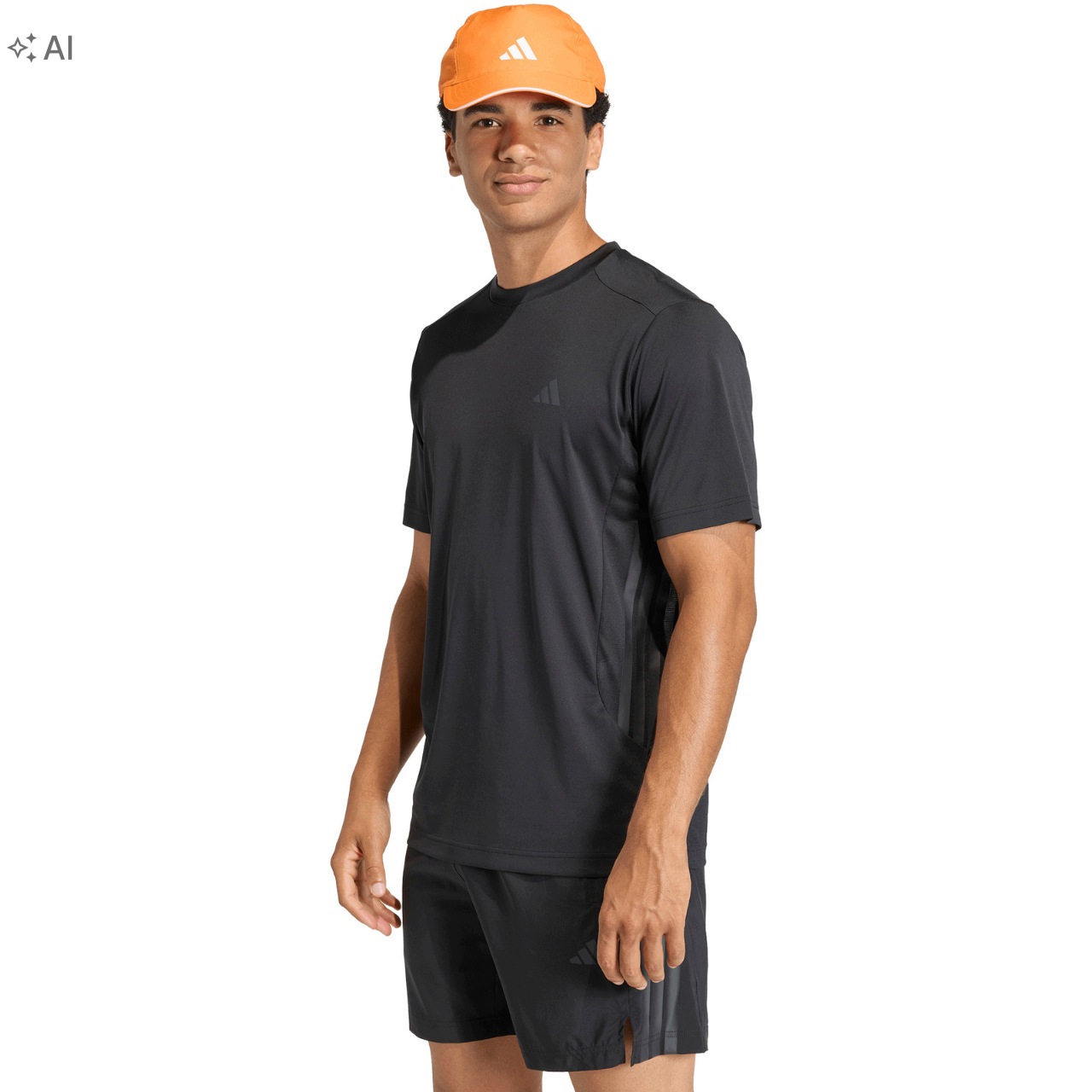 Koszulka Męska adidas Czarna Treningowa Na Siłownię Oddychająca roz. 3XL