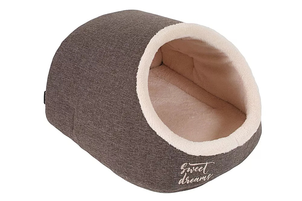 O´Lala Pets kukaň Bella 52x45 cm tmavě hnědá