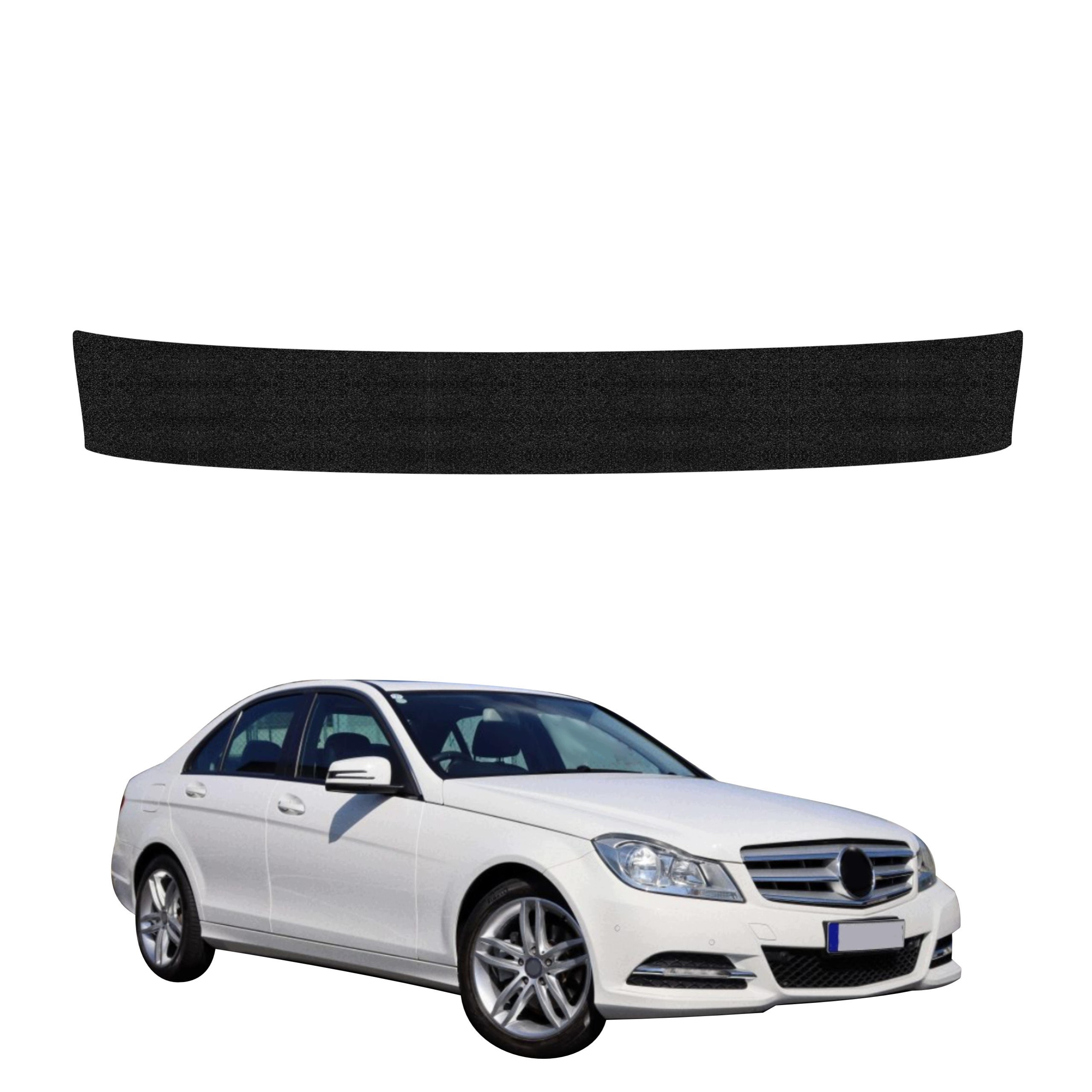 Povlak na práh zavazadlového prostoru pro model C třídy W204 Sedan Facelift (2011-2014) Černá