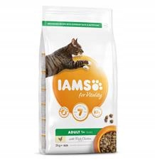 Iams for Vitality Adult Cat Food with Fresh Chicken Varianta: 10 kg