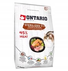 Ontario Cat Sterilised 7+ Varianta: 6,5 kg