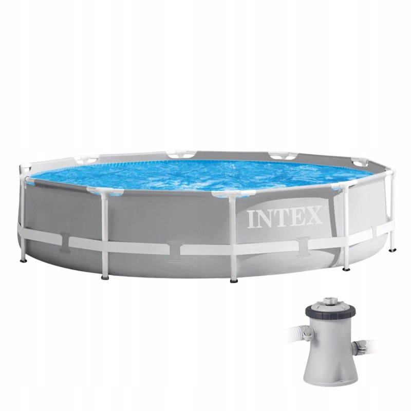 Intex 26702 Bazén s konštrukciou 305 x 76cm so schodíkmi a filtráciou