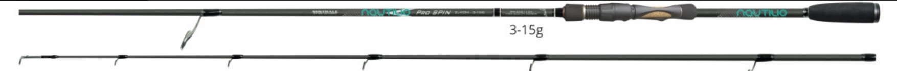 Wędka Spinningowa Mistrall Nautilio Pro Spin 2,10 m 3-15 g – Lekki