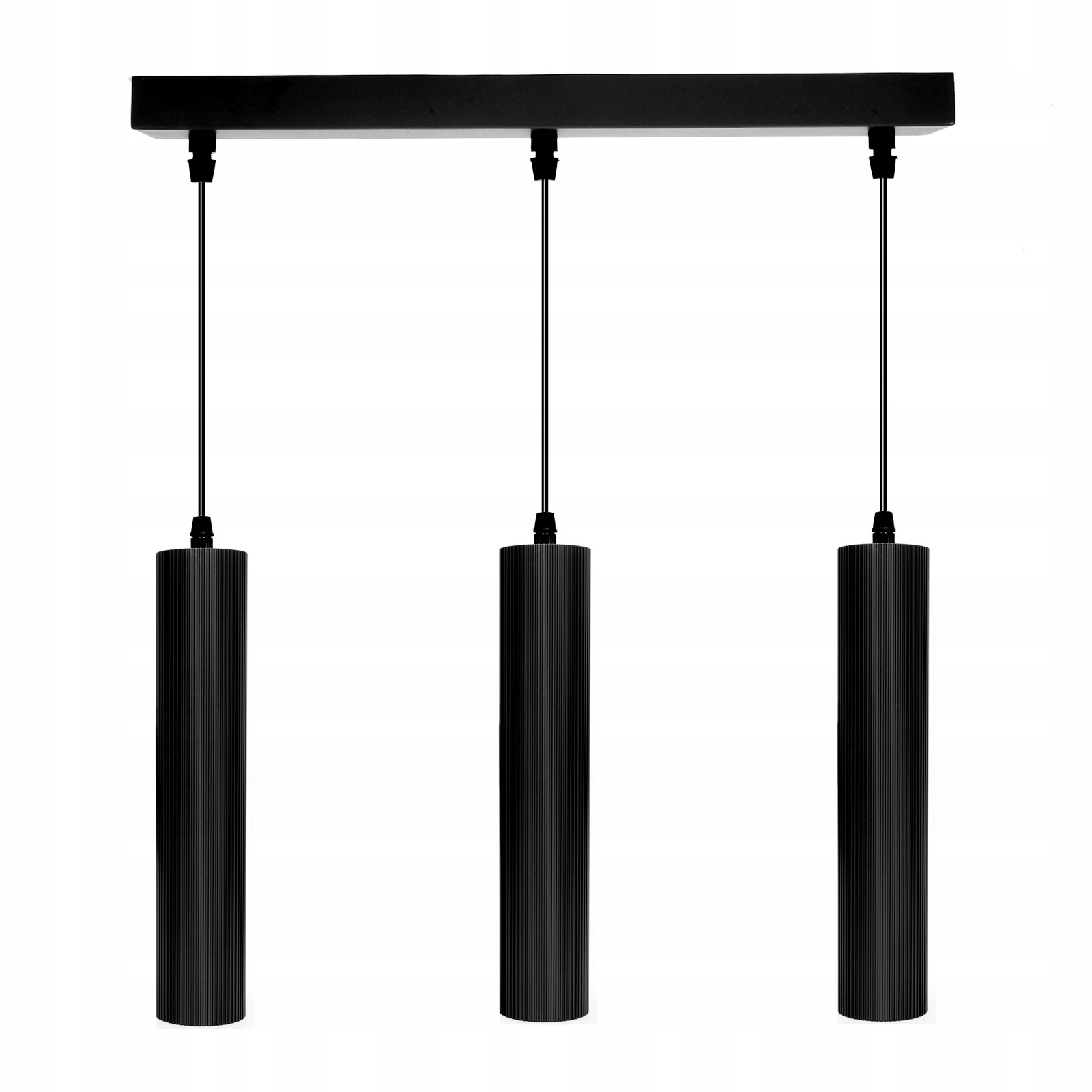 Závěsná lampa 3 x GU10 Esla KJ217 černá