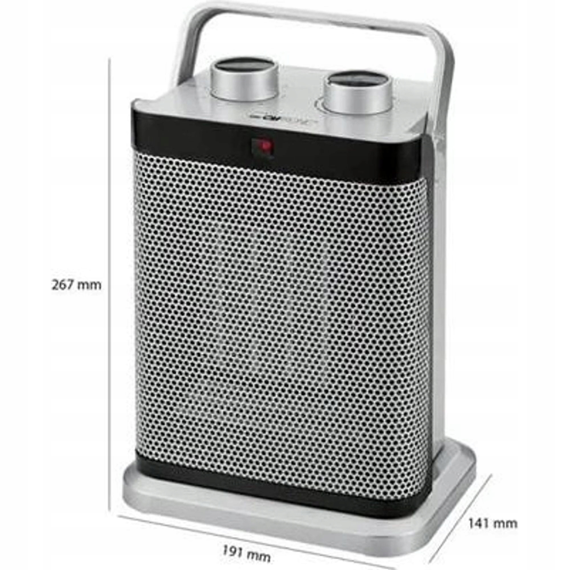 Teplovzdušný keramický ventilátor Clatronic HL3631 Ptc, 1500 W, 2 stupně