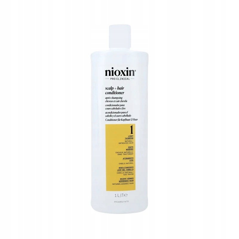 Nioxin Pro Clinical 1 posilující kondicionér na vlasy 1000 ml