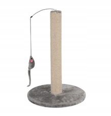 Škrabadlo sloupek s hračkou šedá 48cm Zolux Varianta: 1 ks