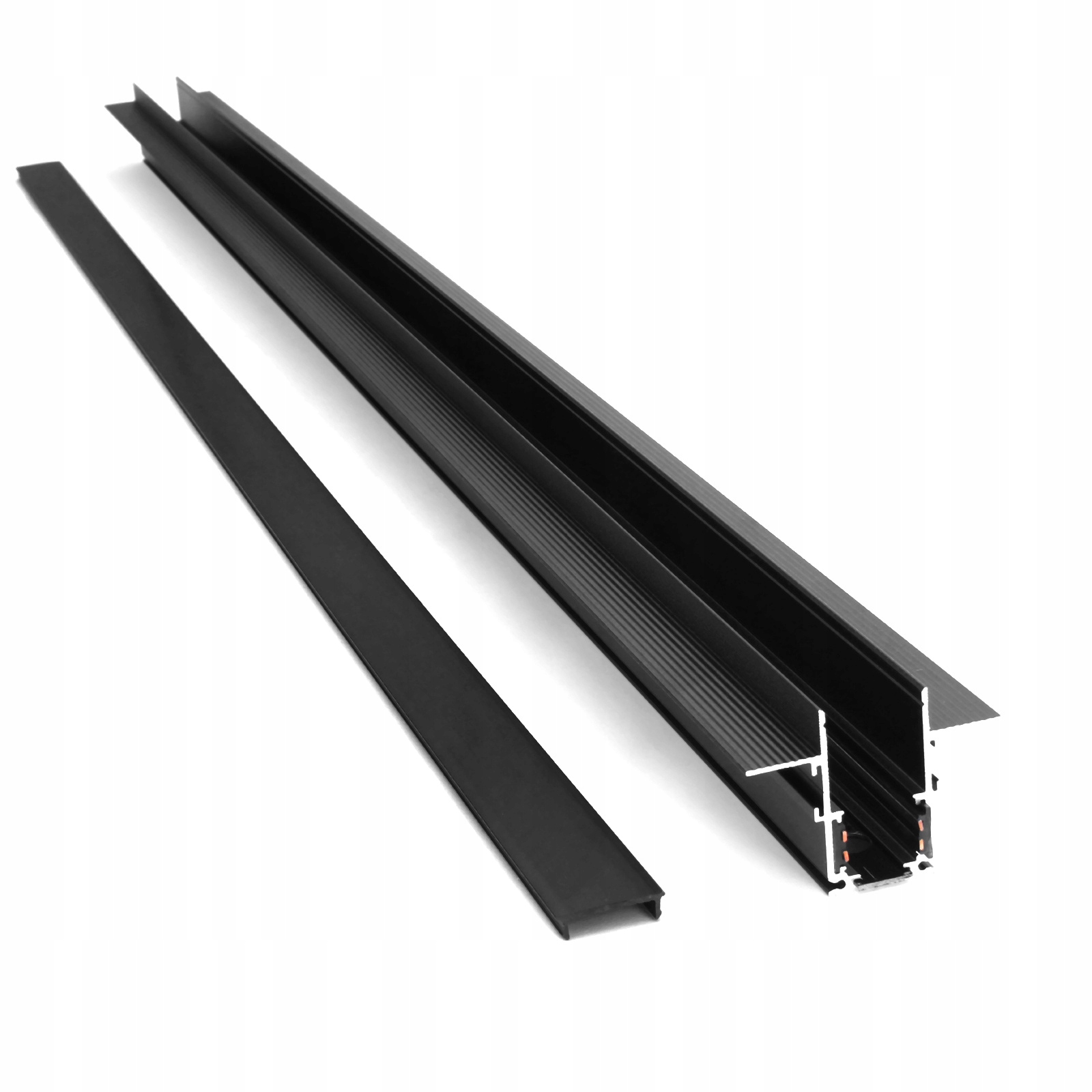 Magnetická lišta čierna Multi Magnetic LL-20A pod omietku Gk 9,5 mm 150 cm