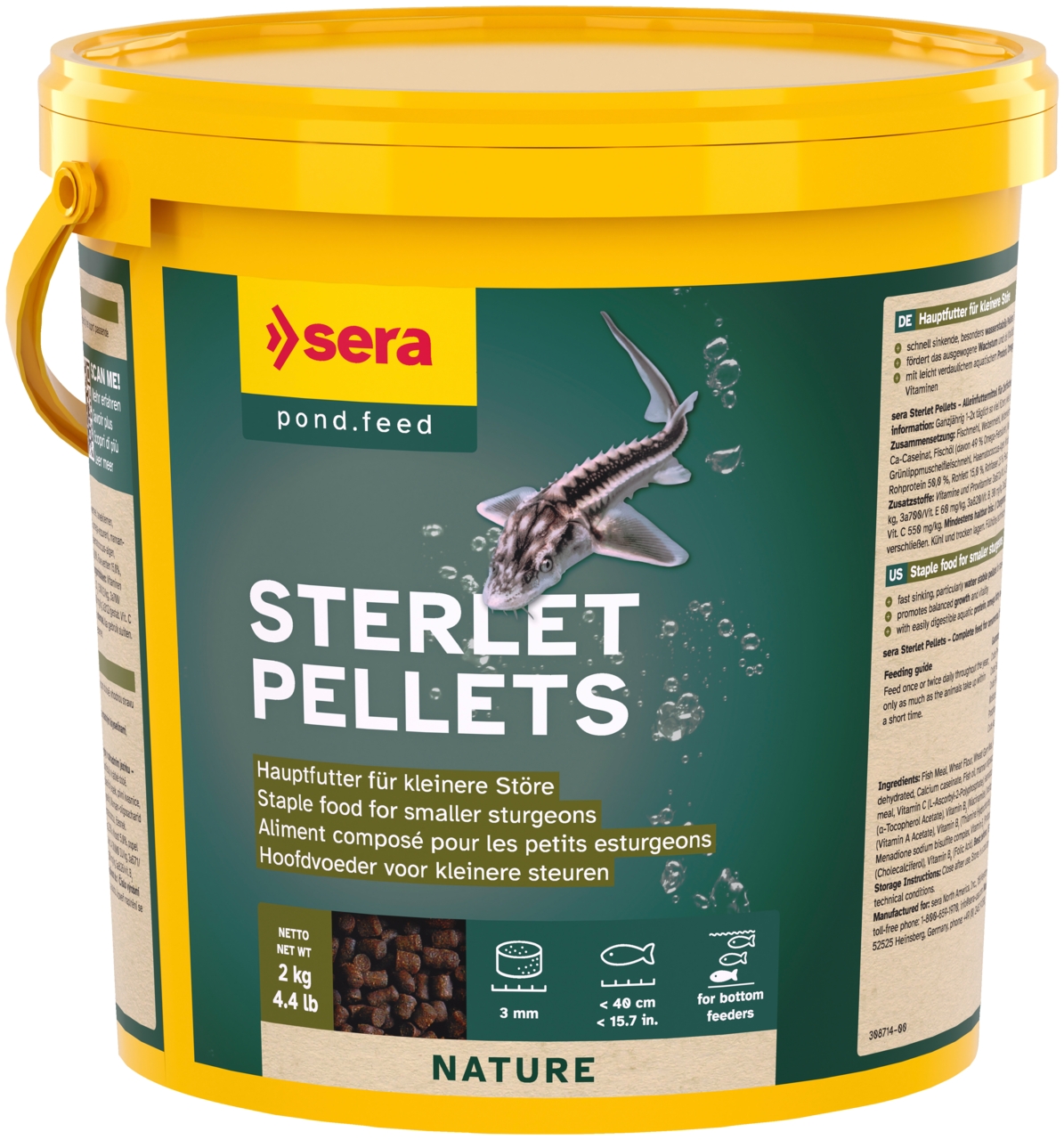 Sera Sterlet Pellets Nature 3,8 l