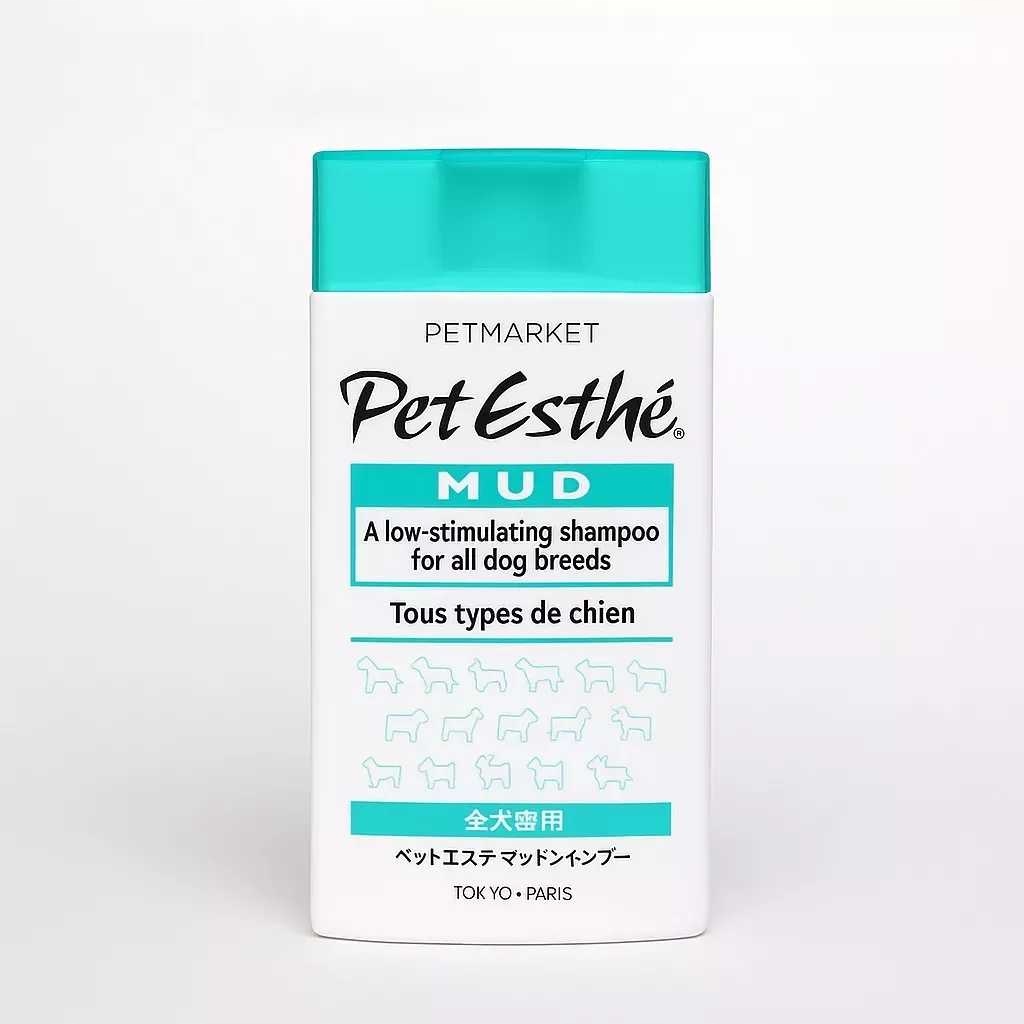 Levně PetEsthé Mud bahenní šampon pro všechna plemena 350 ml