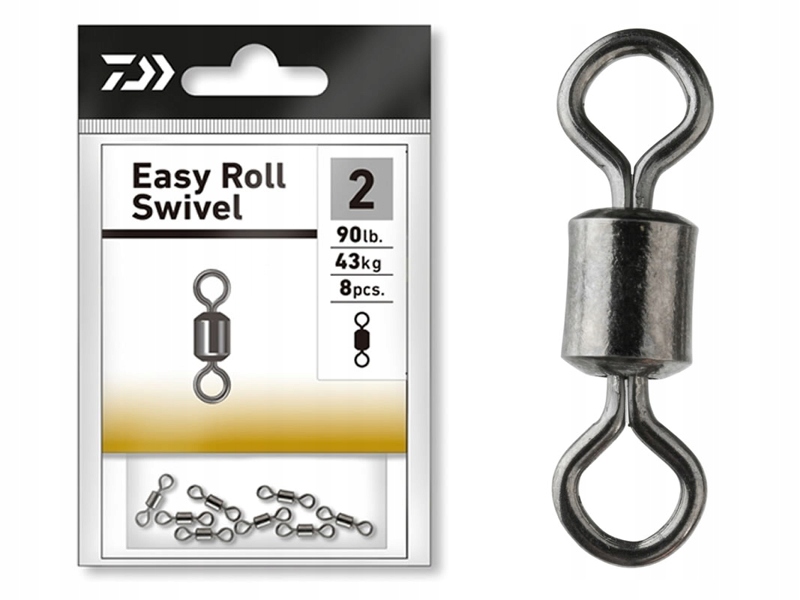 Krętlik Daiwa Easy Roll Swivel #6 30kg 10szt.
