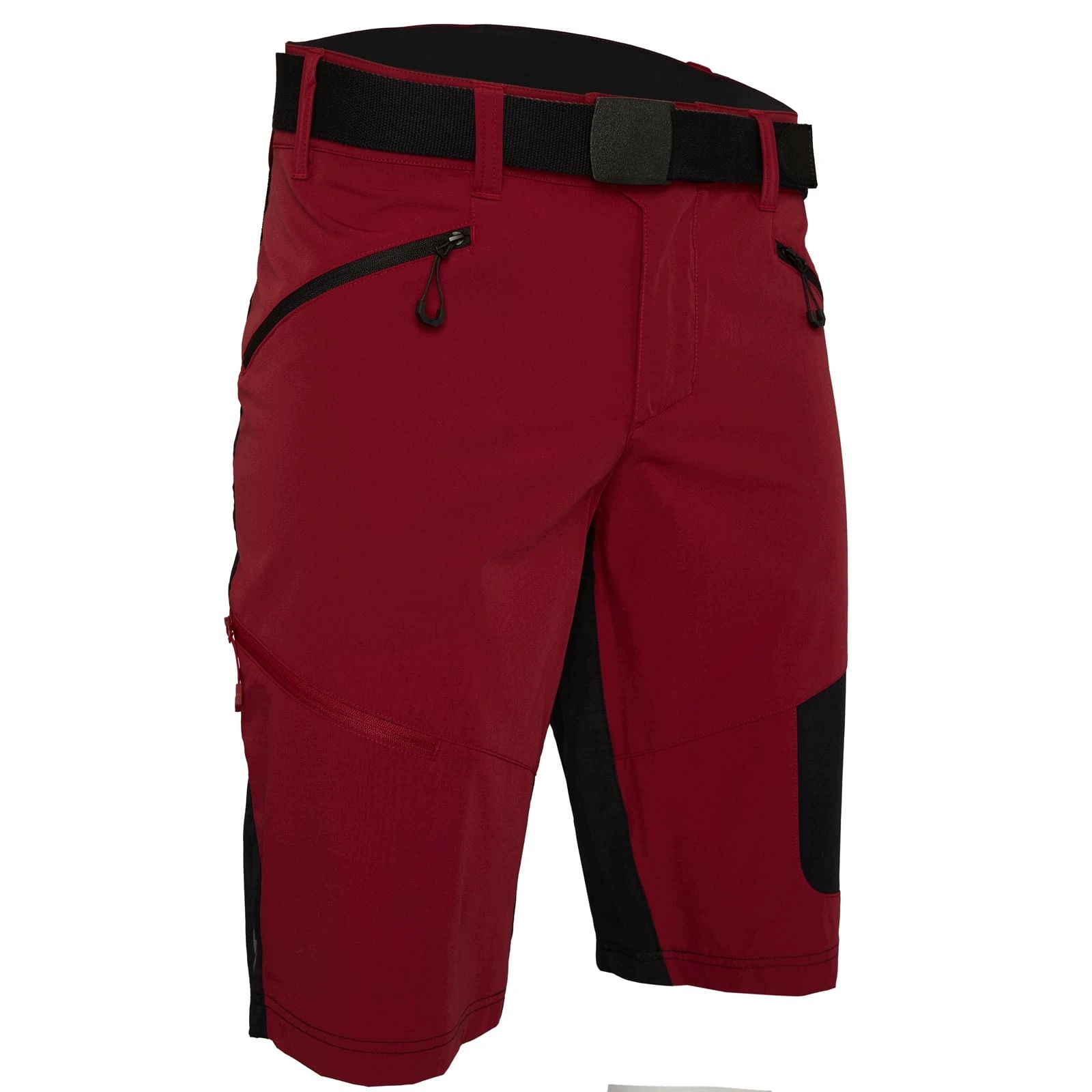 Silvini pánské kraťasy MP2225 Rango Pro merlot-black vel. 5XL
