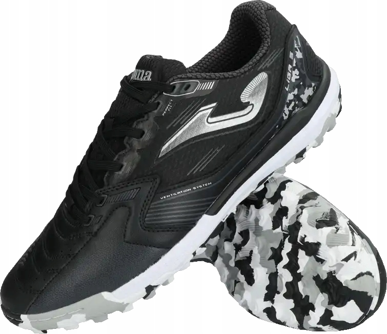Pánské kopačky turfy Joma Liga 5 2401 Tf černé2