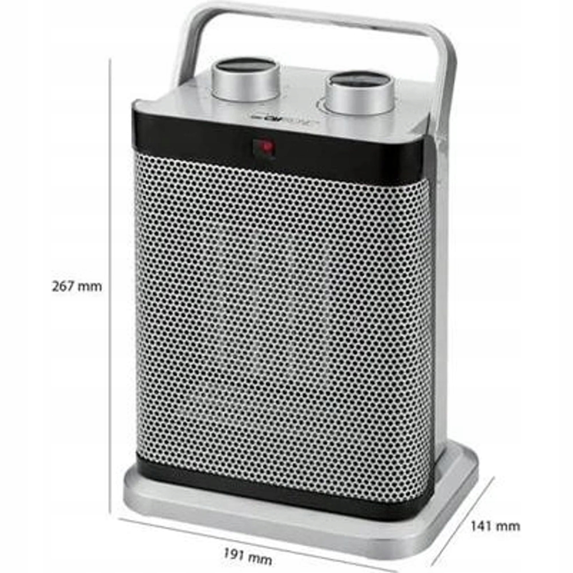 Teplovzdušný keramický ventilátor Clatronic HL3631 Ptc, 1500 W, 2 stupně
