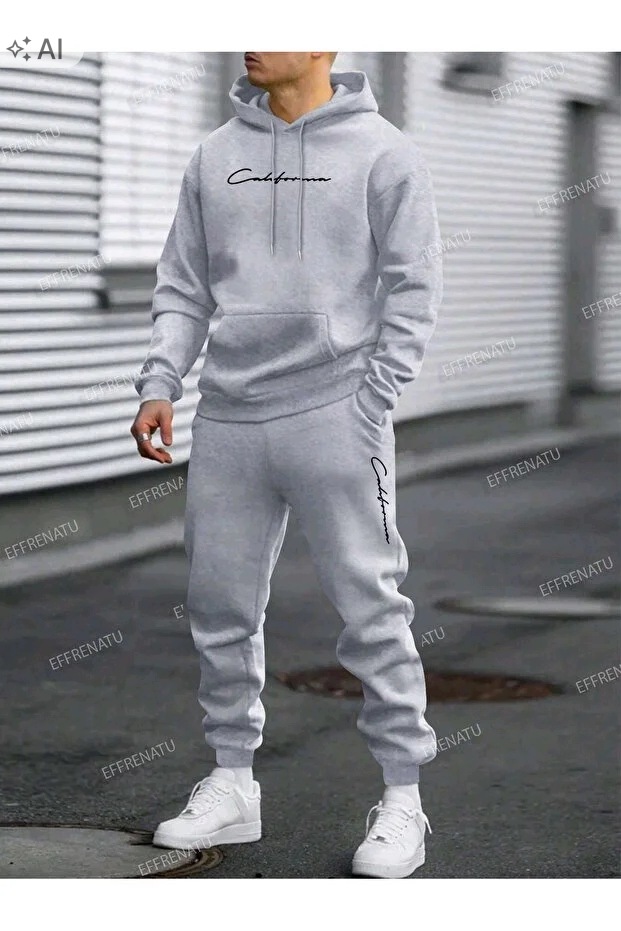 Pánský Hladký Teplákovka Sportovní Komplet Ve Stylu Calm 6XL 5IA*