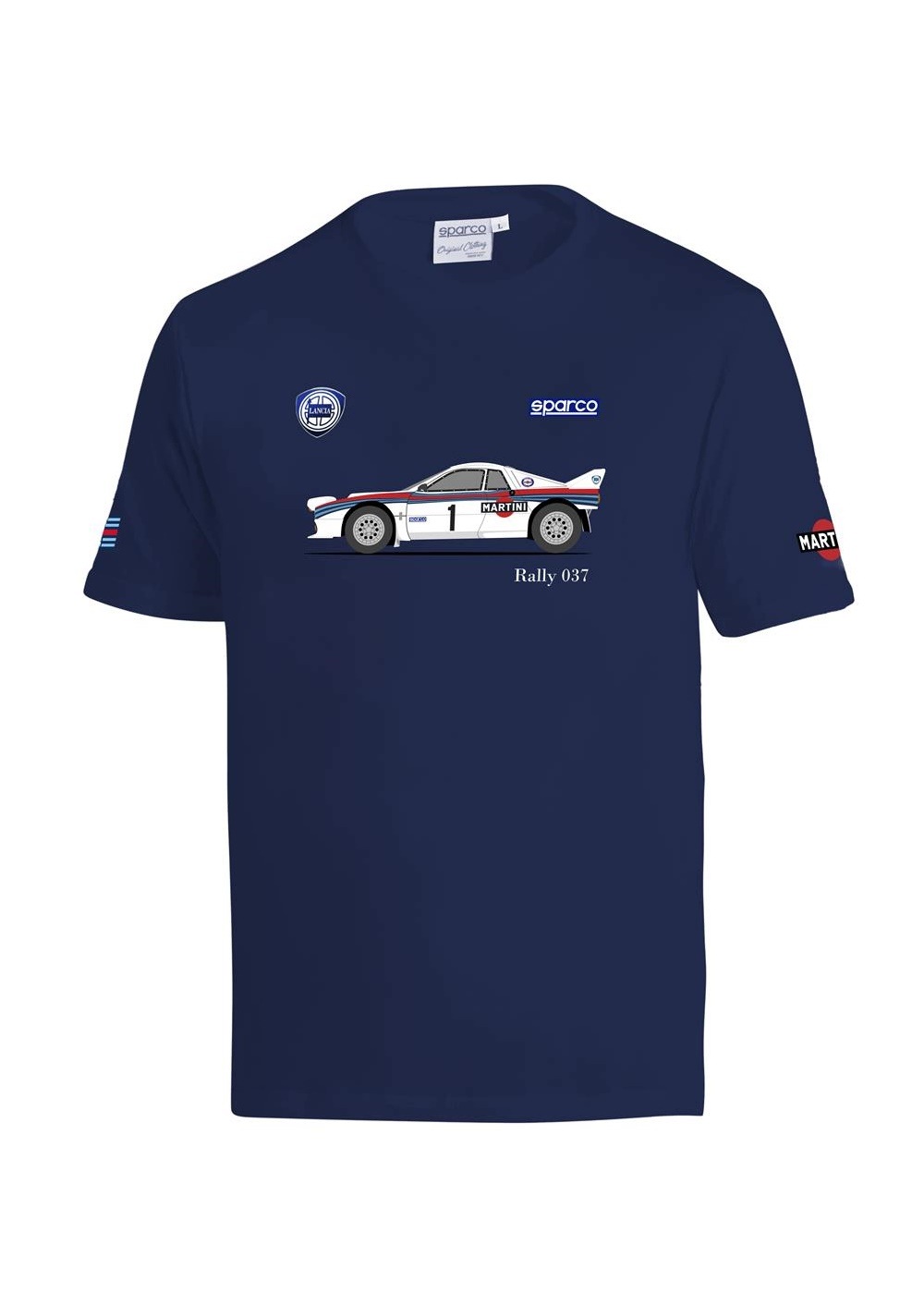 Tričko Sparco Lancia Rally 037 Martini Racing veľ M