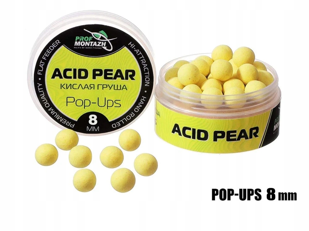 Plovoucí Boilie Pop-Up 8 mm Acid pear