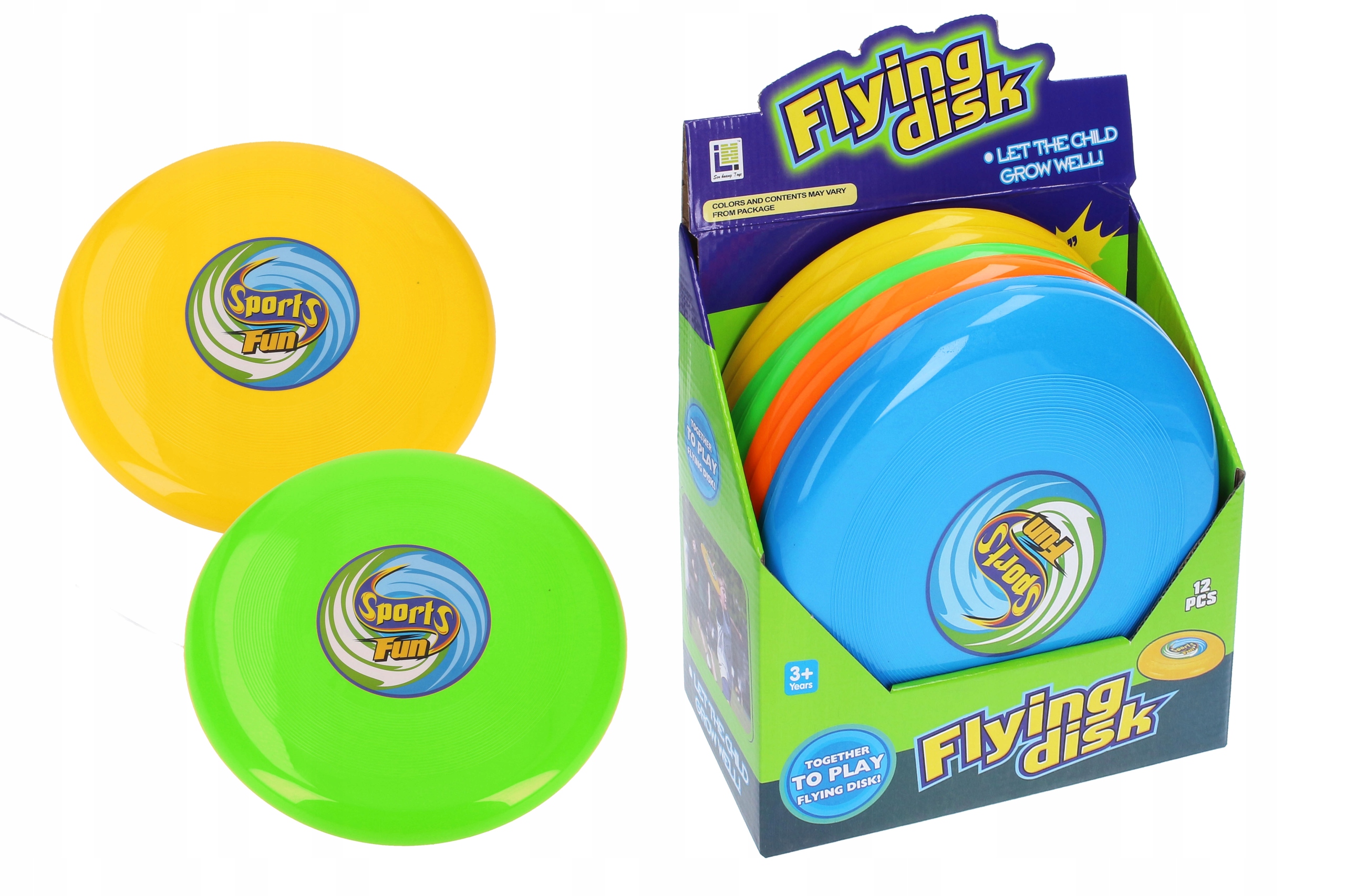 Létající disk Wiky W118276 25 cm pro děti mix barev