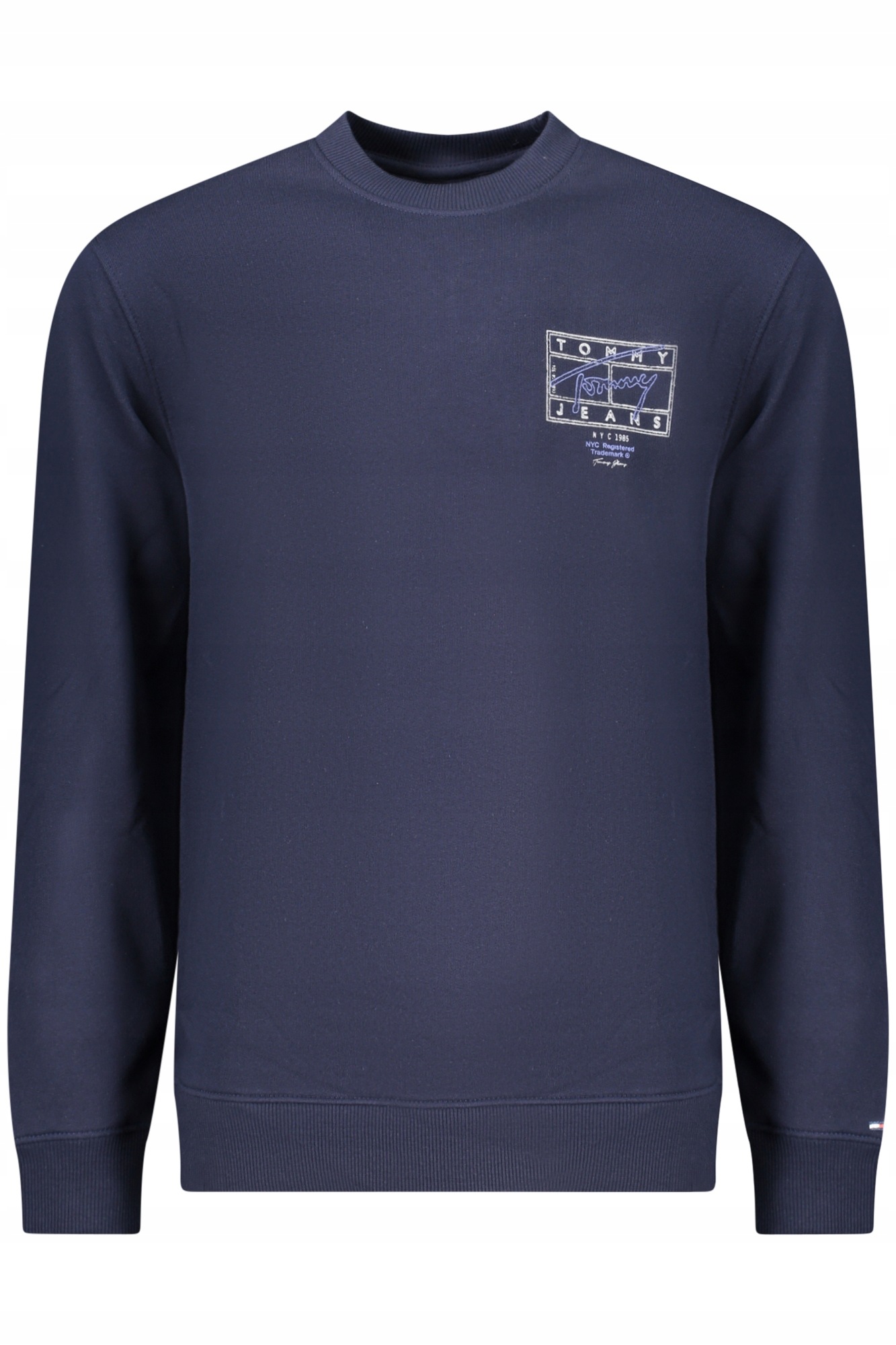 Tommy Jeans DM0DM22366 Pánská mikina modrá navy 2XL