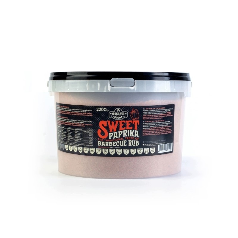 Bbq koření Sweet Paprika Premium Bbq 2,2 kg Grate Goods