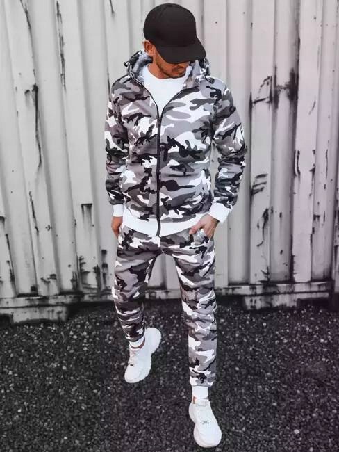 J.Style AX0621 Camo tepláková souprava šedá