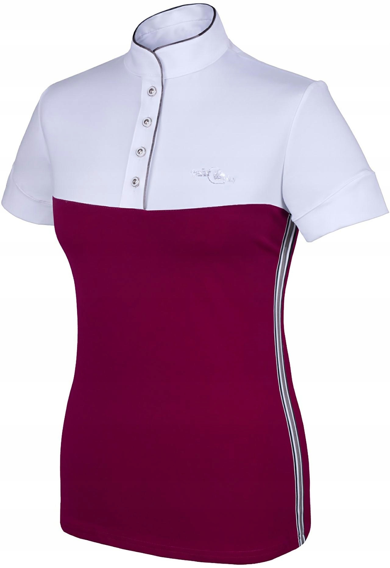 Tričko Fp Olivia bordo-bílé 42/XL