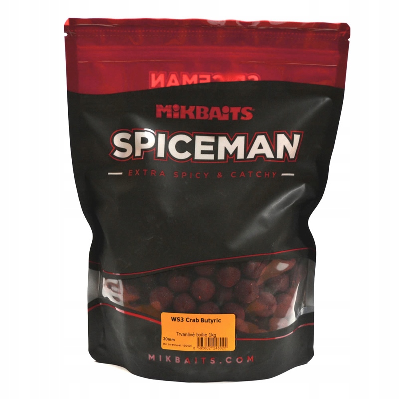 Mikbaits Spiceman WS3 Boilie Krab Maślany 20mm 1kg
