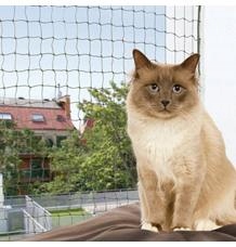 Ochranná síť pro kočky, tkaný drát, olivová Varianta: 8x3 m