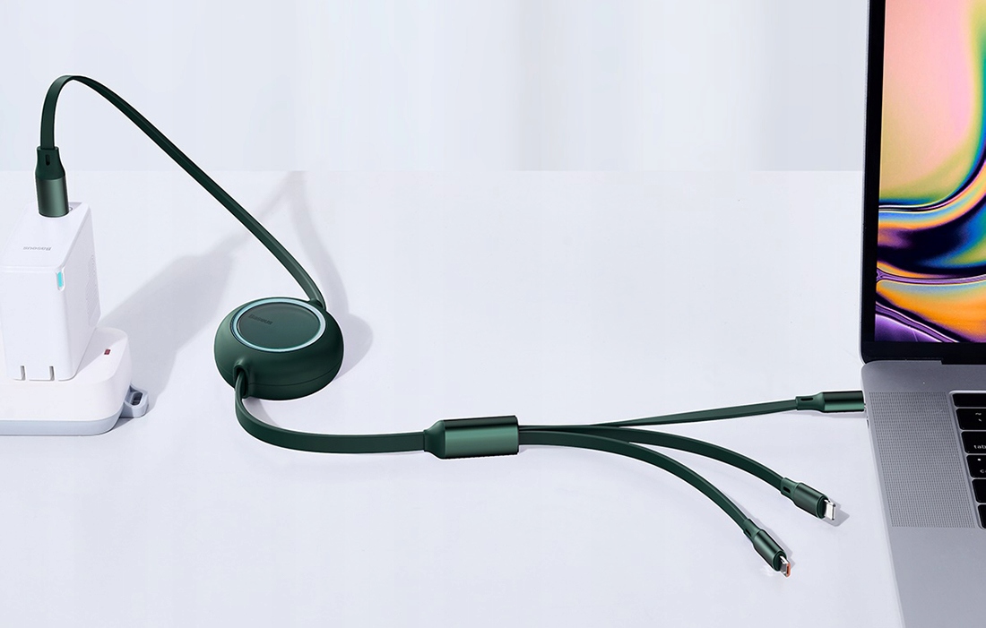 Zestaw przewodów Usb Usb typu C microUSB Lightning Baseus